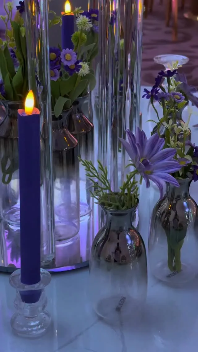 Candlelit engagement setup by Alf Layla Events